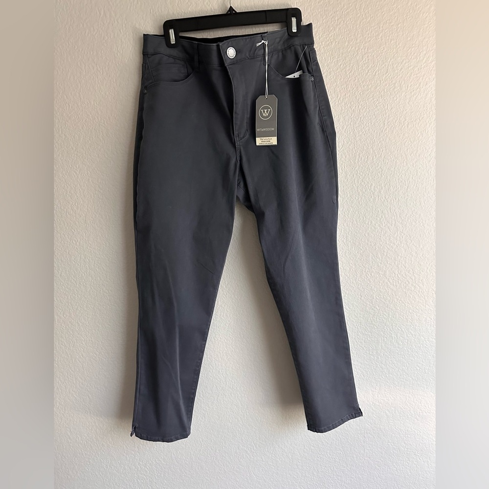 NWT Wit and Wisdom high rise ankle pants